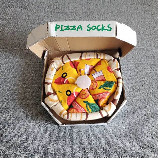 Shop Cute Cozy Pizza Socks - Goodlifebean Plushie | Stuffed Animal
