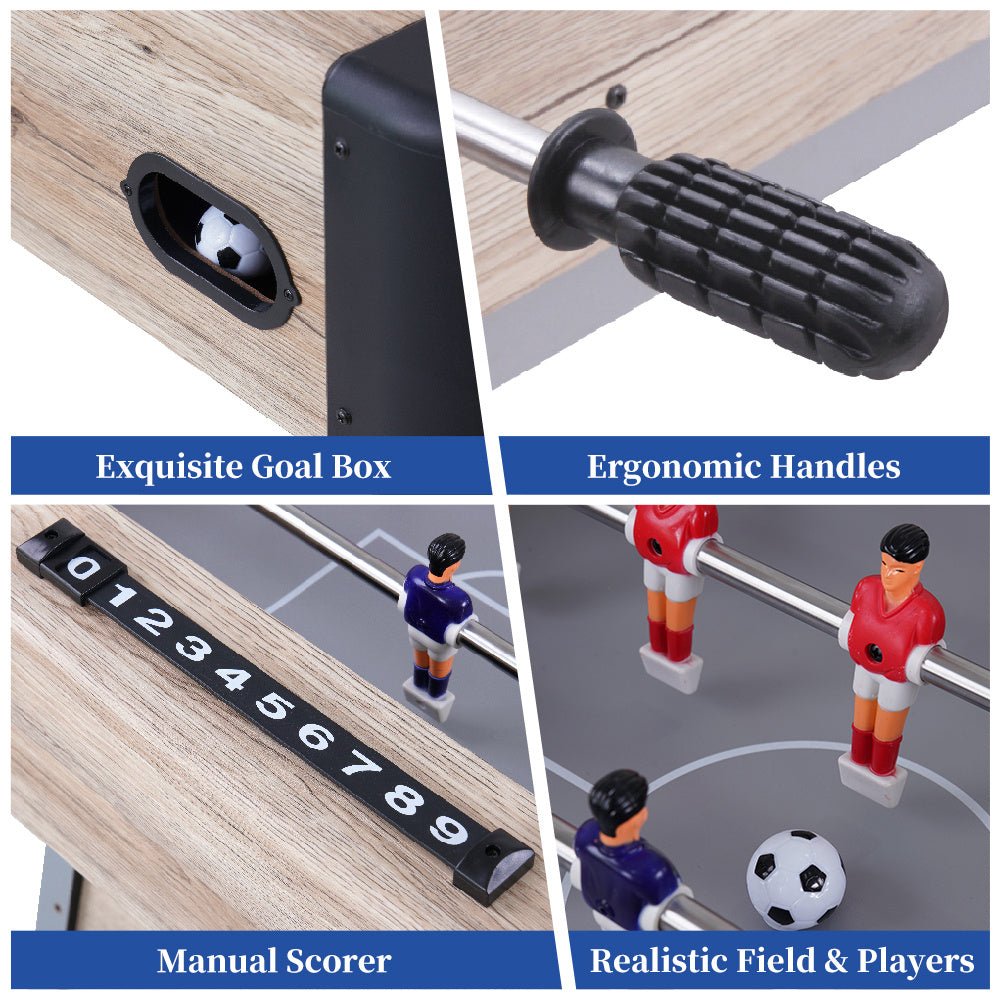 Giant Engineered Wood Foosball Table | 48" - Goodlifebean Board Games