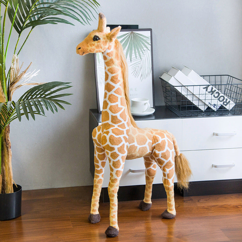 Big Wild African Giraffe Plushie | Jumbo African Stuffed Giraffe