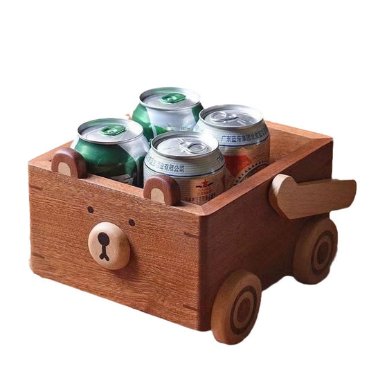 Shop Wooden Teddy Bear Basket - Goodlifebean Plushie | Stuffed Animal