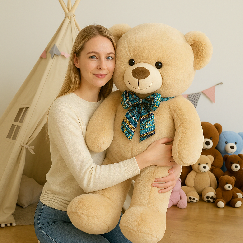 Shop Snugbear – Big Teddy Bear (Life‑Size Giant Snuggly Bear) - Goodlifebean Plushie | Stuffed Animal