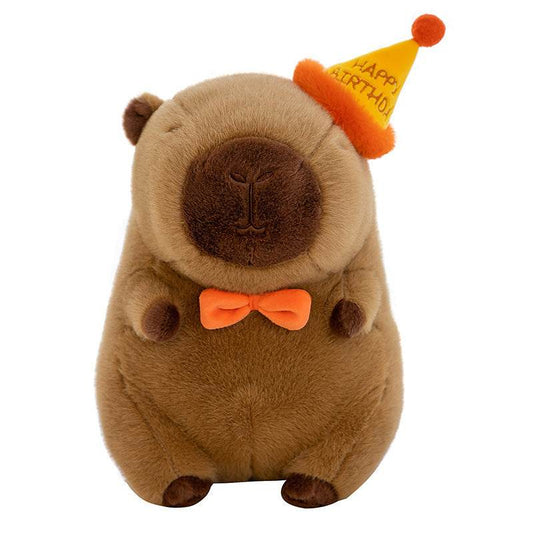 Shop Cappy: Happy Birthday Capybara Plushie - Goodlifebean Plushie | Stuffed Animal