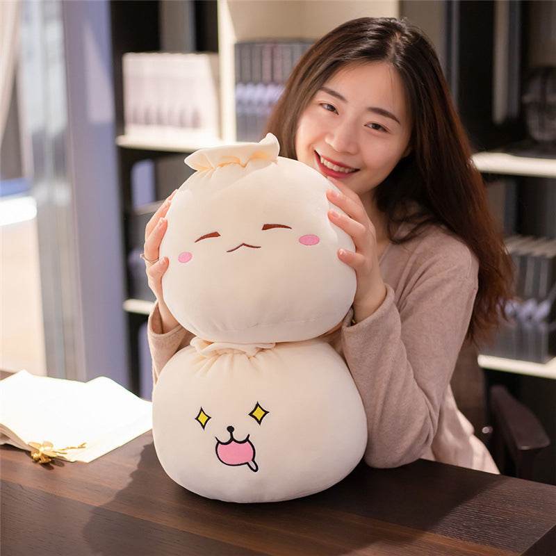 BuyBaoBao: Kawaii Fluffy Bao Plushie | Squishy Stress Relief Plushie - Goodlifebean Plushies | Stuffed Animals