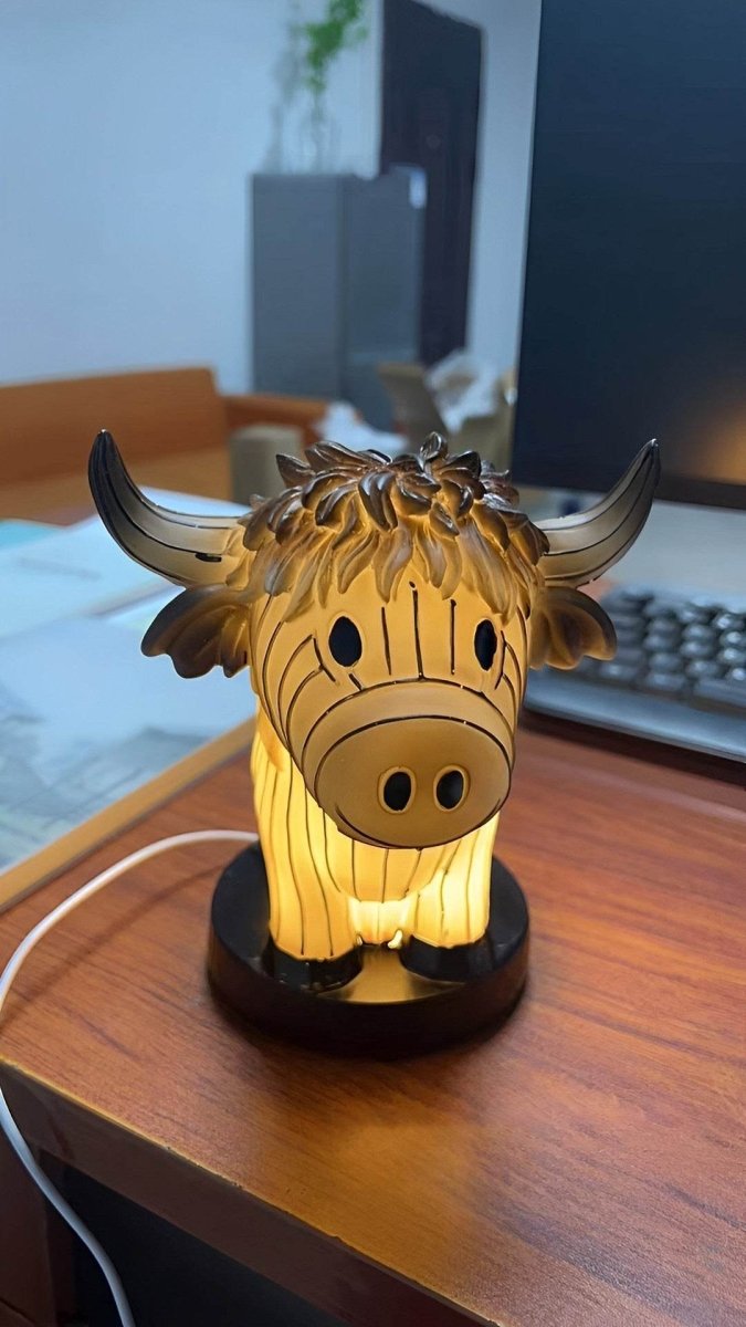 Moo N Glow: Cute Cow Table Lamp - Goodlifebean Lamps
