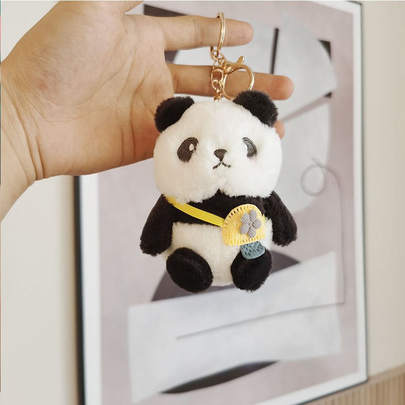 Mochi Panda: Kawaii Panda Plush Keychain Bag Charm - Goodlifebean Keychains