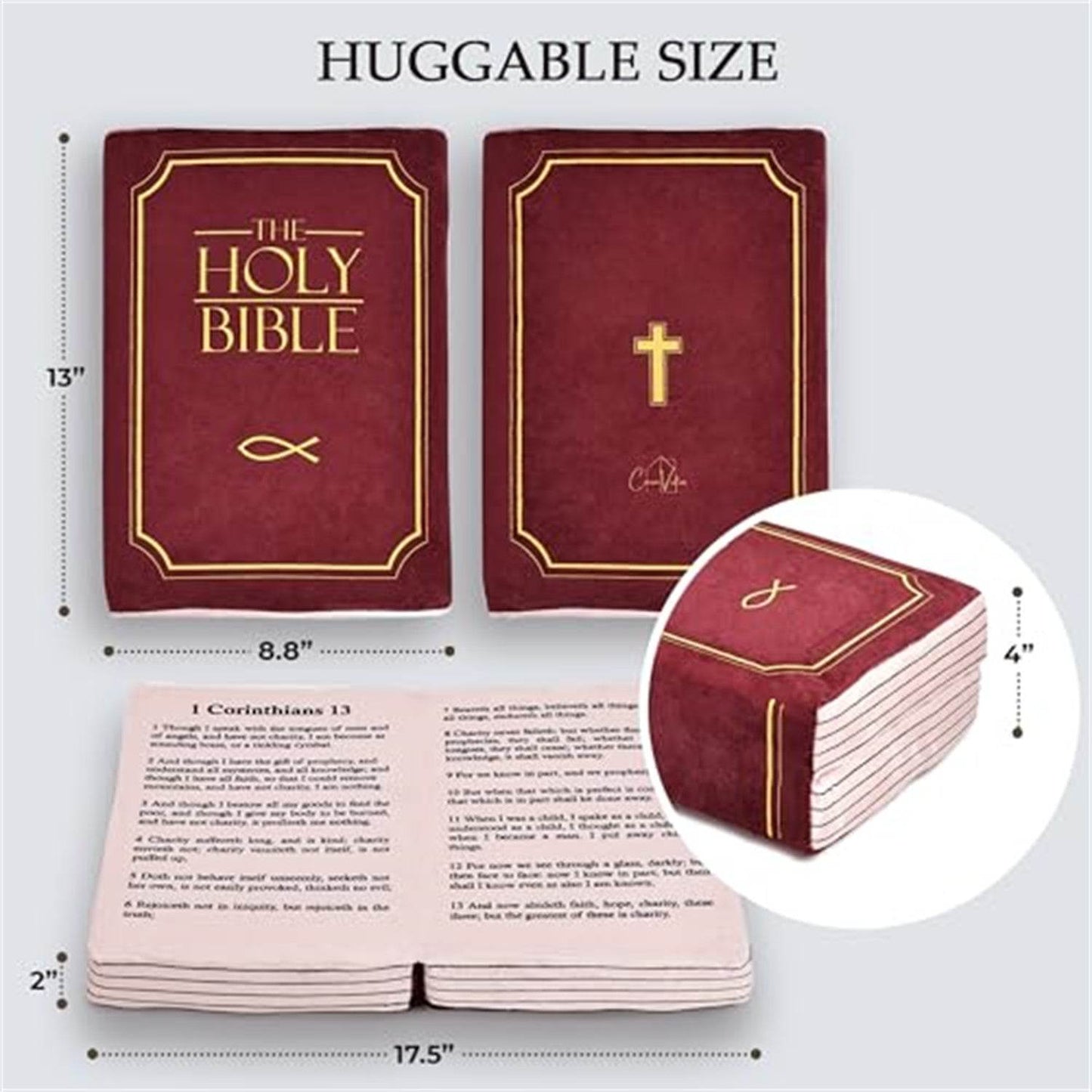 BuyThe Holy Bible Plushie - Goodlifebean Plushies | Stuffed Animals