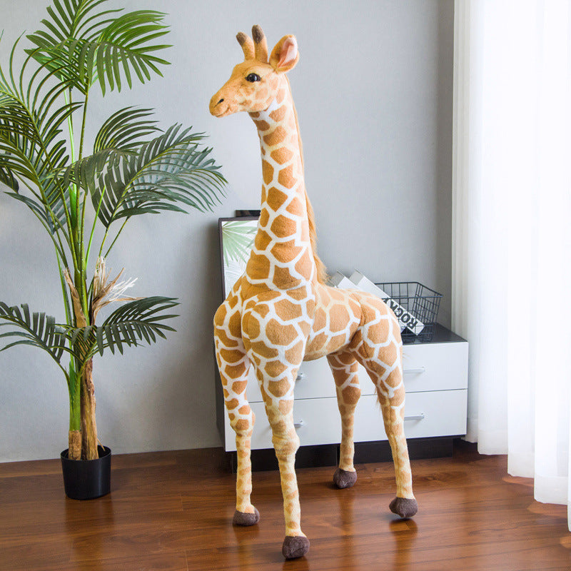 Big Wild African Giraffe Plushie | Jumbo African Stuffed Giraffe
