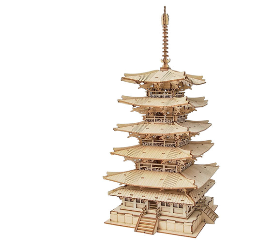 Shop Kyoto Tower 3D Wooden Building Block - Goodlifebean Plushie | Stuffed Animal