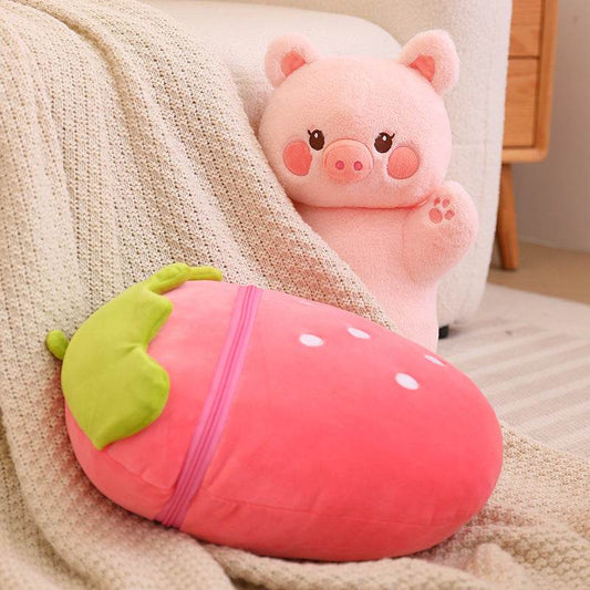 Shop Surprise Inside Piggy Bunny Plushie - Goodlifebean Plushie | Stuffed Animal
