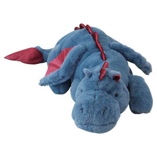 Draco: Giant Snow Dragon Plushie | Big 5ft Stuffed Animal Dragon