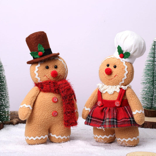 BuyMr and Mrs Gingerbread Man - Goodlifebean Plushies | Stuffed Animals
