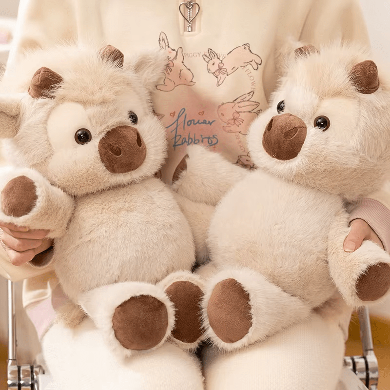 Chubby Highland Cow Plushie - Goodlifebean product_type