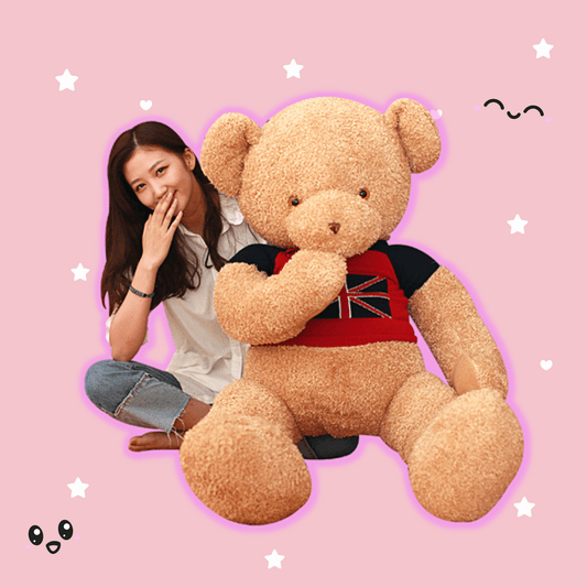 Shop Cuddlebug: 51 inch Giant Stuffed Teddy Bear | 4.2ft Giant Big Teddy Bear - Goodlifebean Plushie | Stuffed Animal
