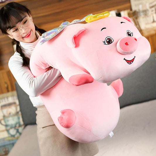 Jumbo Cute Piggy Plush - Goodlifebean Stuffed Animals