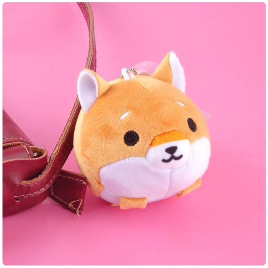 Shop Cartoon Plush Shiba Inu Doll Pendant Keychain - Goodlifebean Plushie | Stuffed Animal