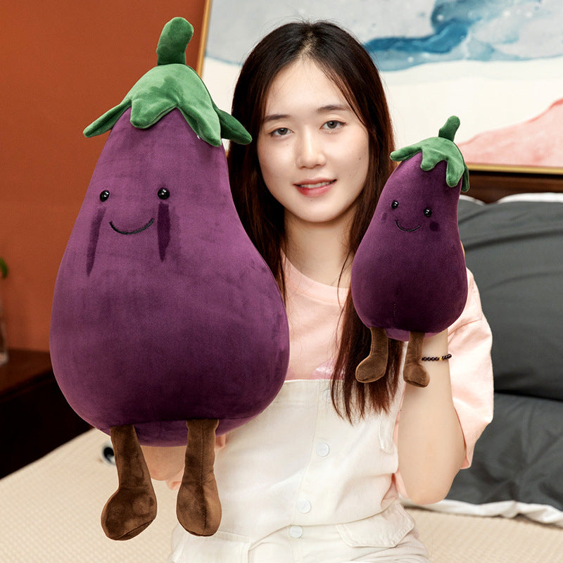 Shop Funny Giant Eggplant Plush - Stuffed Animals Goodlifebean Plushies | Stuffed Animals