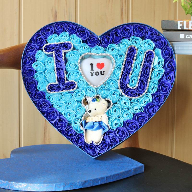 Rose Bear Gift Box - Goodlifebean Gifts