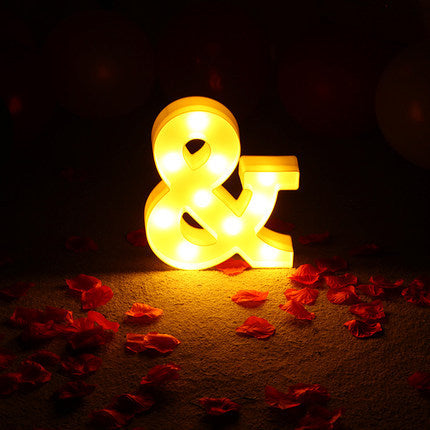 Shop Luminous LED Letter Number Night - Home & Garden Goodlifebean Giant Plushies