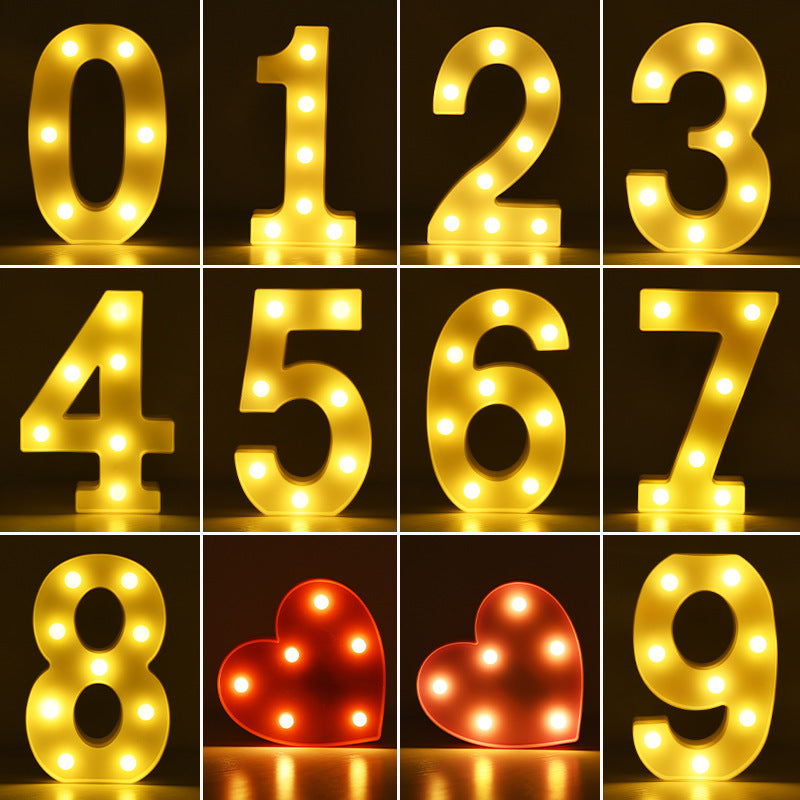 Shop Luminous LED Letter Number Night - Home & Garden Goodlifebean Giant Plushies