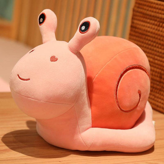 Kawaii Stuffed Snail Plush - Goodlifebean Stuffed Animals