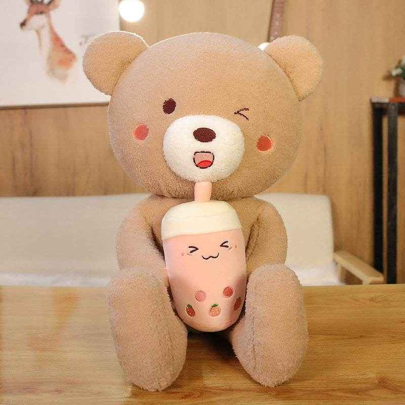 Big Brown Boba Teddy Bear - Goodlifebean Stuffed Animals