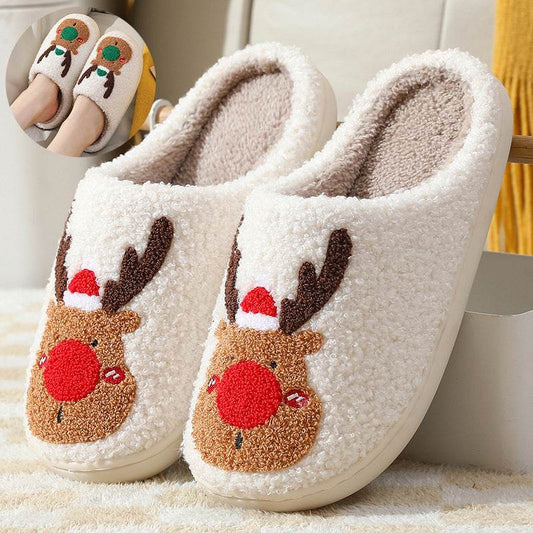 Shop Kawaii Christmasy Holiday Slippers - Goodlifebean Plushie | Stuffed Animal