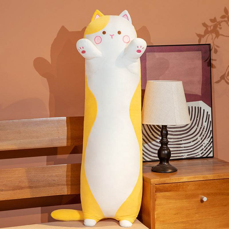 Shop Giant Long Cat Plushie(4.2ft) - Goodlifebean Plushie | Stuffed Animal