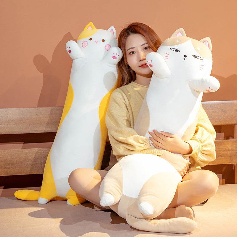 Shop Giant Long Cat Plushie(4.2ft) - Goodlifebean Plushie | Stuffed Animal