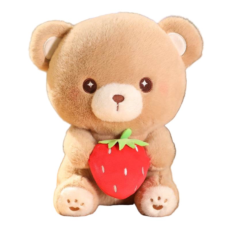 Tiny Teddy Berry – Kawaii Mini Teddy Bear Plush 20cm