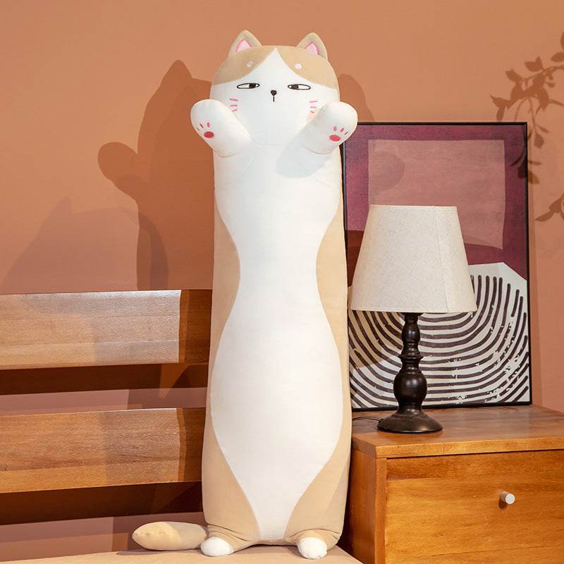 Shop Giant Long Cat Plushie(4.2ft) - Goodlifebean Plushie | Stuffed Animal