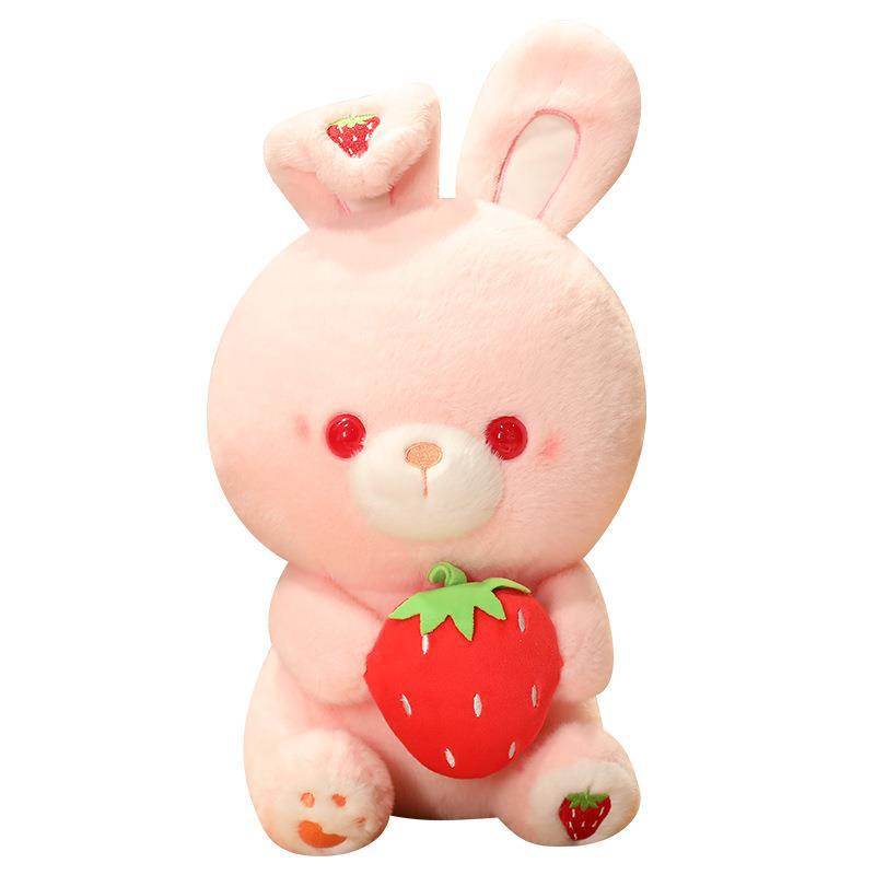 Kawaii Strawberry Bunny Plushie - Goodlifebean Stuffed Animals