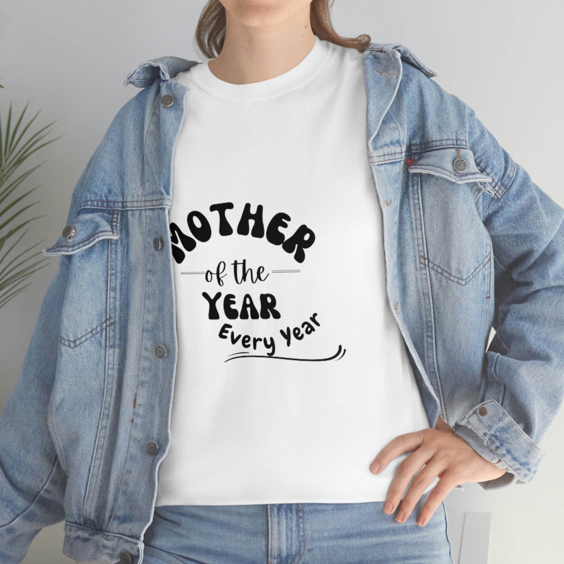 Shop Mother of the Year Tee for Mom - Goodlifebean Plushie | Stuffed Animal
