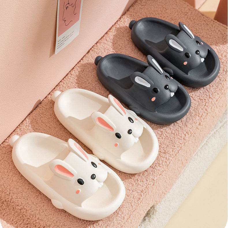 Shop Hoppin' Happy Kawaii Bunny Slippers - Shoes Goodlifebean Giant Plushies