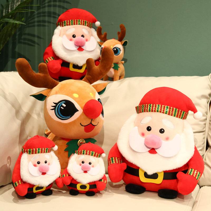 Shop Merryland Santa and Reindeer Plush Toys - Goodlifebean Plushie | Stuffed Animal