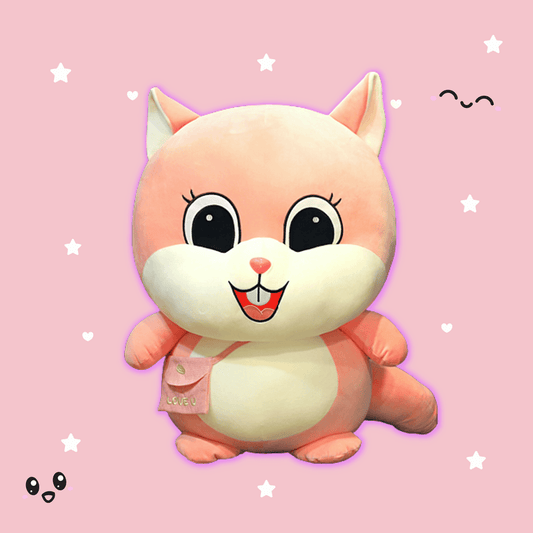 Shop Kawaii Chirpy Squirrel Plush - Goodlifebean Plushie | Stuffed Animal