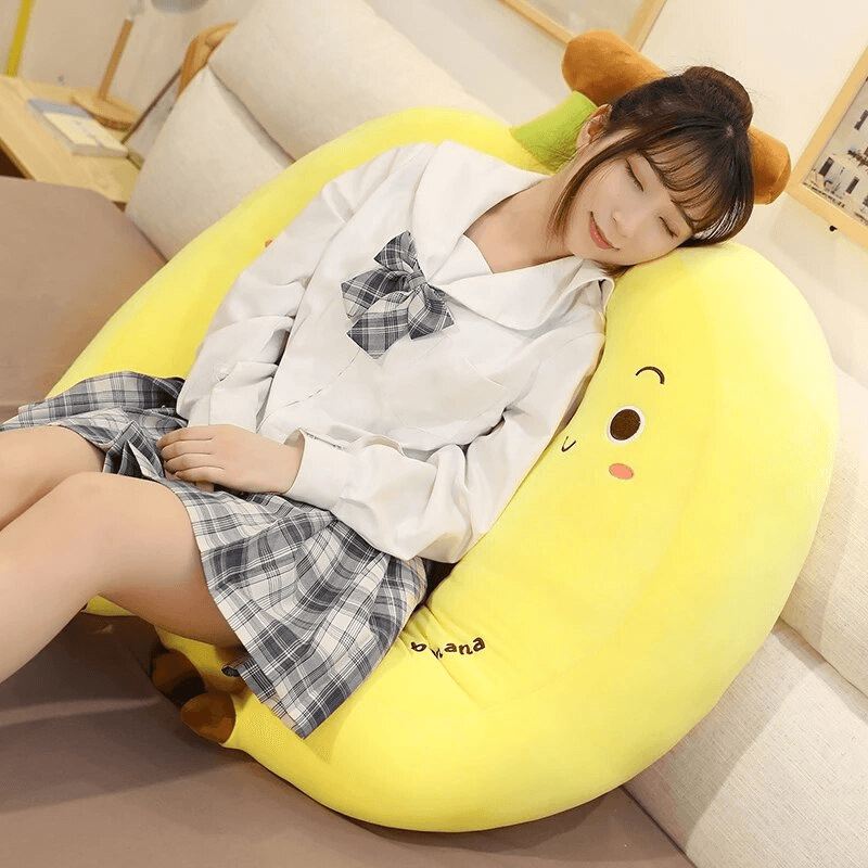 Shop Banana Kawaii Stuffed Plush Pillow - Goodlifebean Plushie | Stuffed Animal