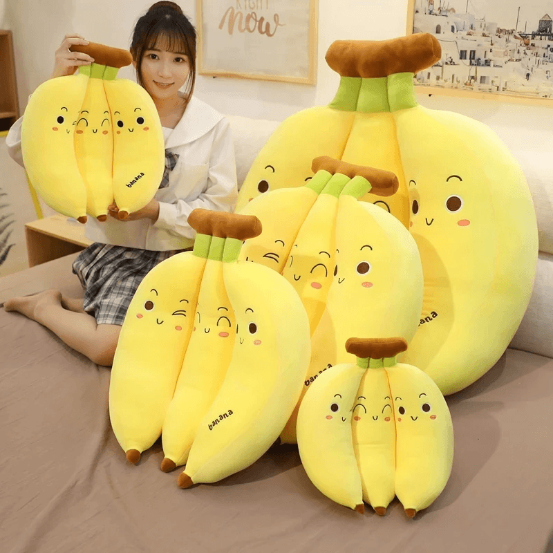 Shop Banana Kawaii Stuffed Plush Pillow - Goodlifebean Plushie | Stuffed Animal