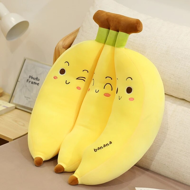 Banana Kawaii Stuffed Plush Pillow – Goodlifebean