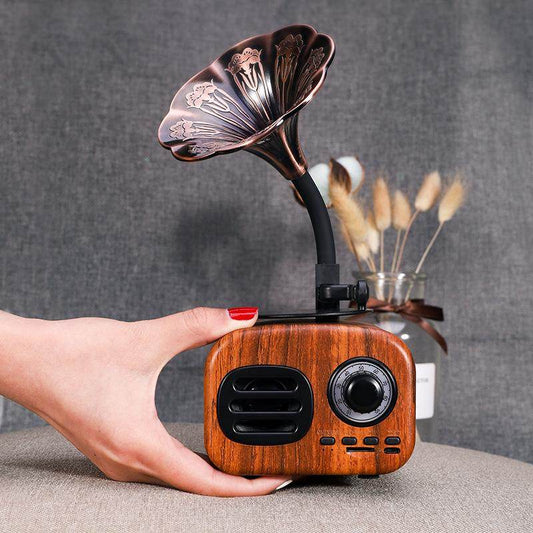 Shop Vintage Gramophone Bluetooth Speaker - Goodlifebean Plushie | Stuffed Animal