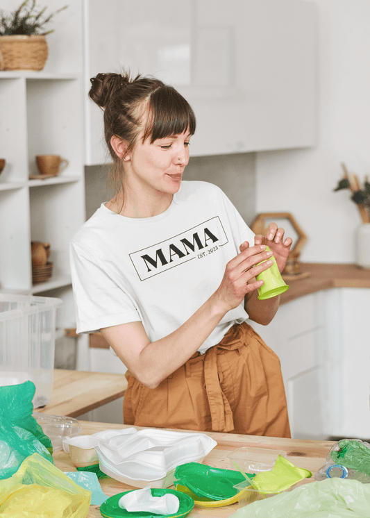 Shop Mama Est. Personalized T-shirt- The Perfect Mother's Day Gift! - Goodlifebean Plushie | Stuffed Animal
