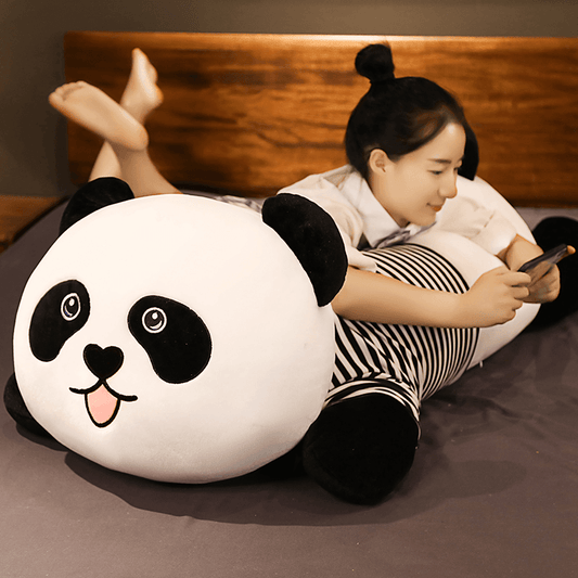 Shop Jumbo Stuffed Panda Plush - Goodlifebean Plushie | Stuffed Animal