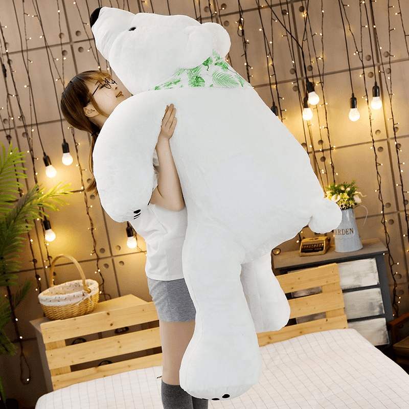 Shop Snowball: Giant Polar Bear Stuffed Animal – Ultra-Soft Giant Plush Bear - Goodlifebean Plushie | Stuffed Animal