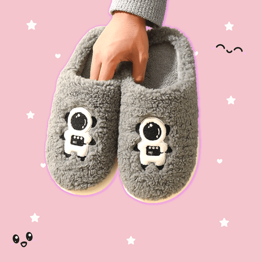 Shop Furry Astro In Space Slippers - Goodlifebean Plushie | Stuffed Animal