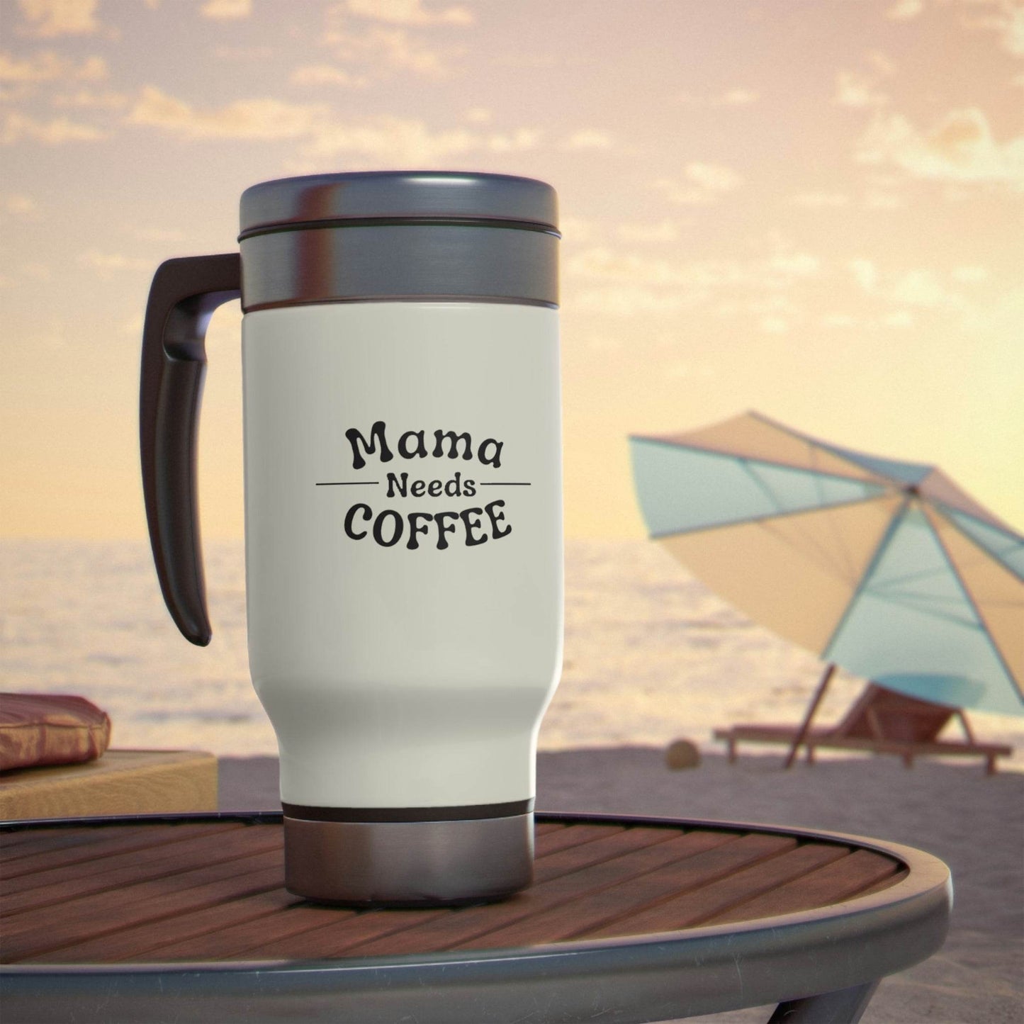 Shop Mama Needs Coffee: Insulated Mug - Mug Goodlifebean Giant Plushies