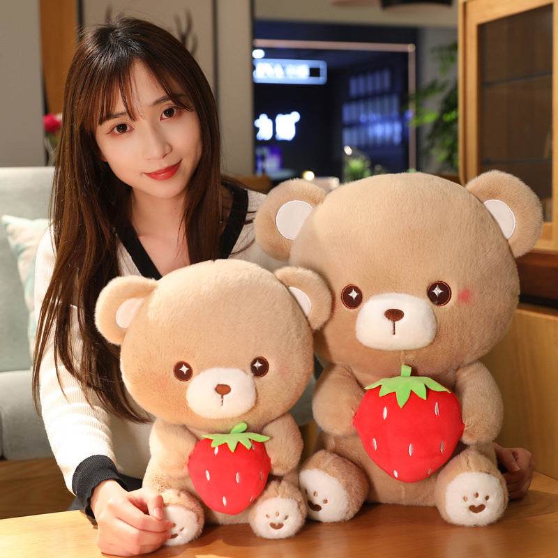 Shop Tiny Teddy Berry: Kawaii Teddy Bear - Goodlifebean Plushie | Stuffed Animal