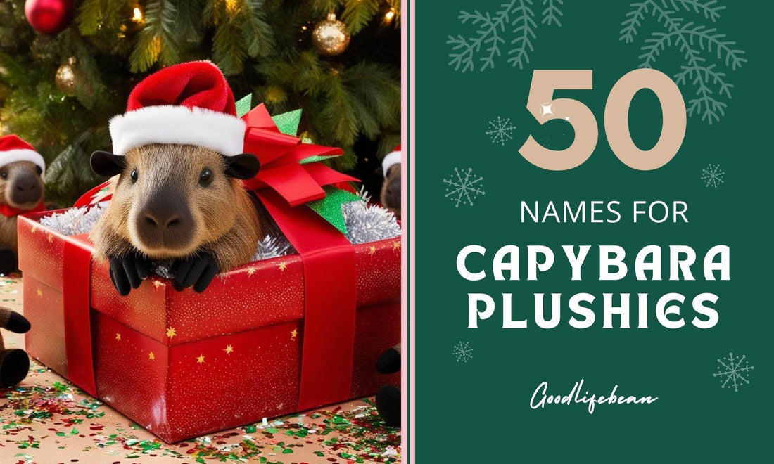 50+ Names for Stuffed Animal Capybara Plushies - Goodlifebean