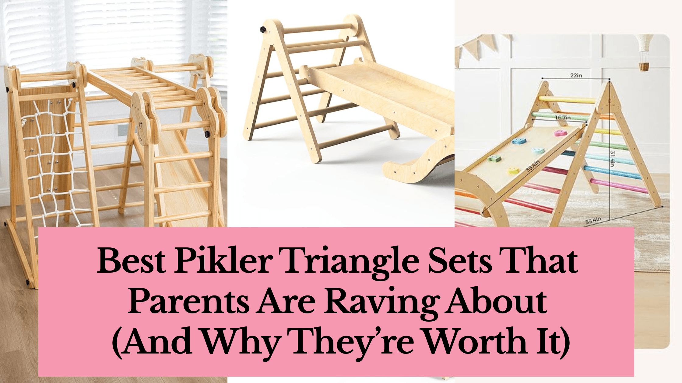Best 7-in-1 Pikler Triangle Sets for Toddlers | Best Montessori Toy ...