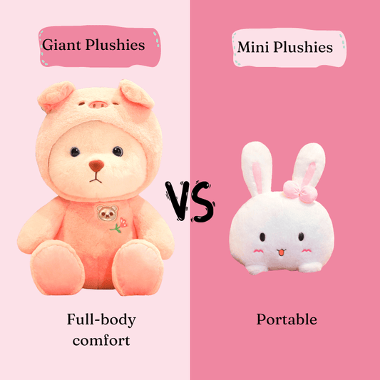 Giant Plushies vs. Mini Stuffed Animals: Which Is Best for You? - Goodlifebean