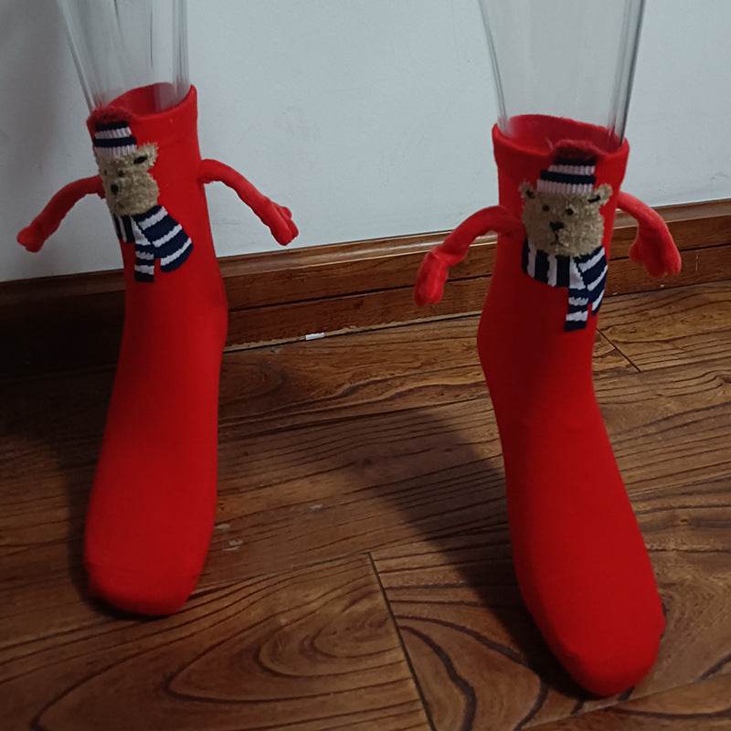 Shop Hand holding Christmas Socks - Shoes Goodlifebean Plushies | Stuffed Animals