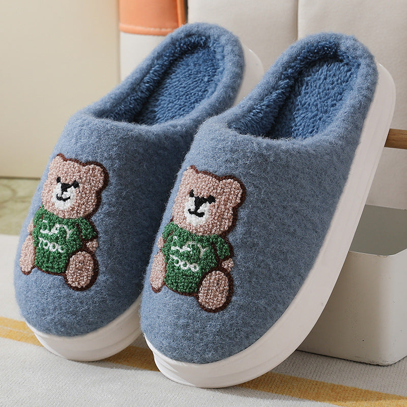 Cute Teddy bear Slippers | Warm Indoor Slippers